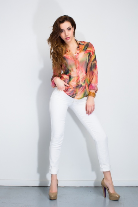 Gina Jungle Print Blouse